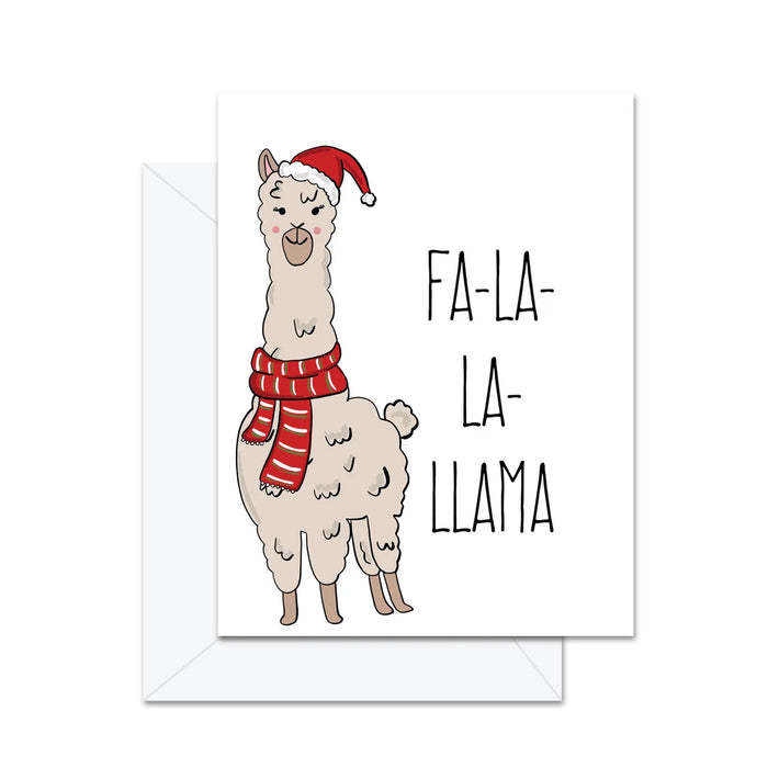 Fa la la llama Card