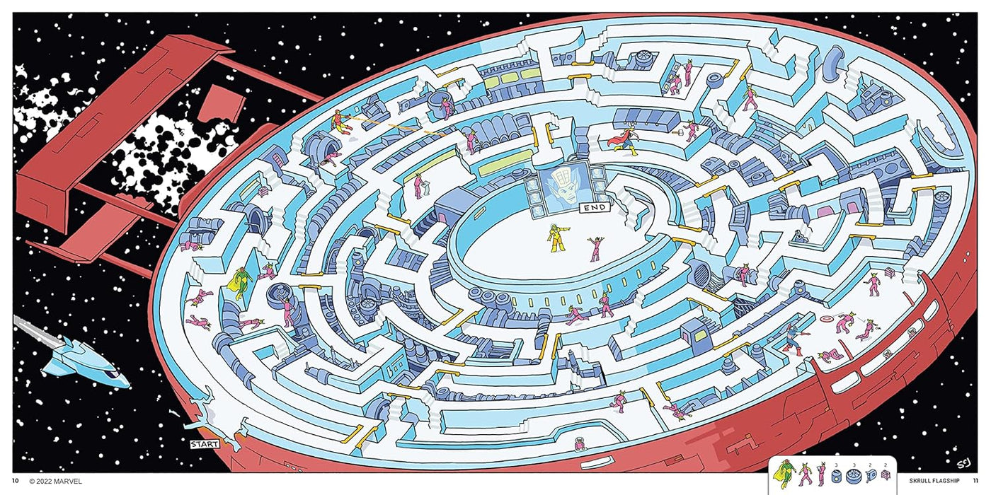 Marvel Book of Mazes