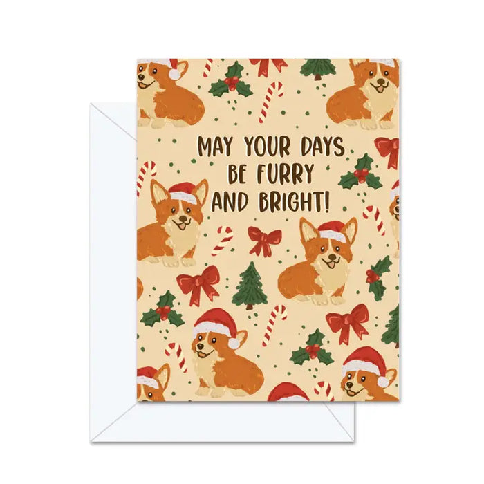 Furry and Bright Card