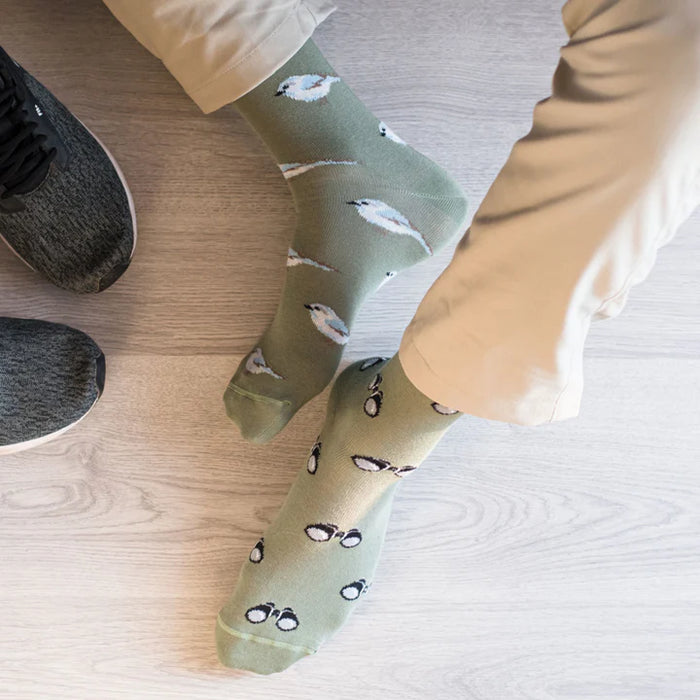 Men's Socks Bird Watching