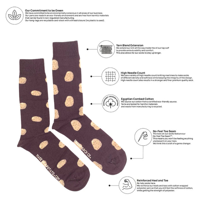 Men's Socks Made By Potatoe