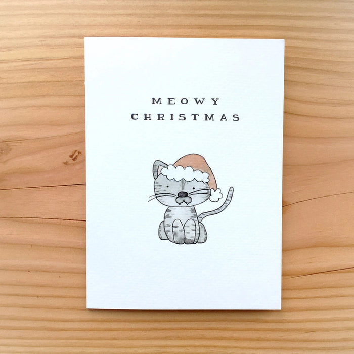 Meowy Christmas Greeting Card