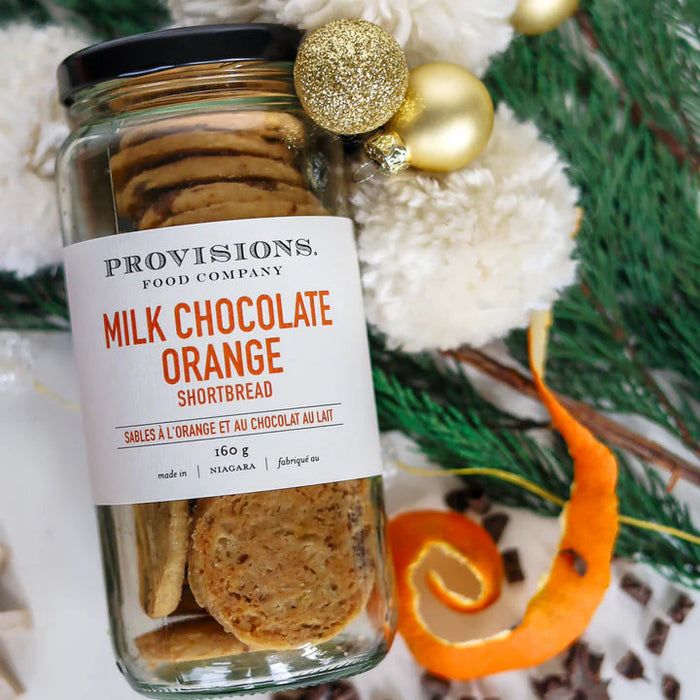 Milk Chocolate Orange Shortbreads