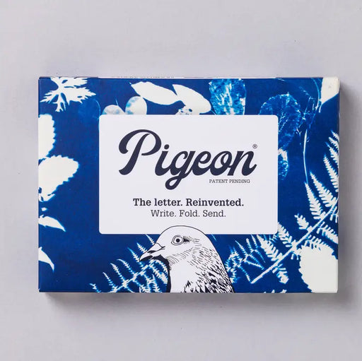 Inspired by origami, Pigeon is a beautifully crafted combination of letter and envelope. Six pre-folded letters per pack, that fold into their own envelope and are sealed with a stamp
