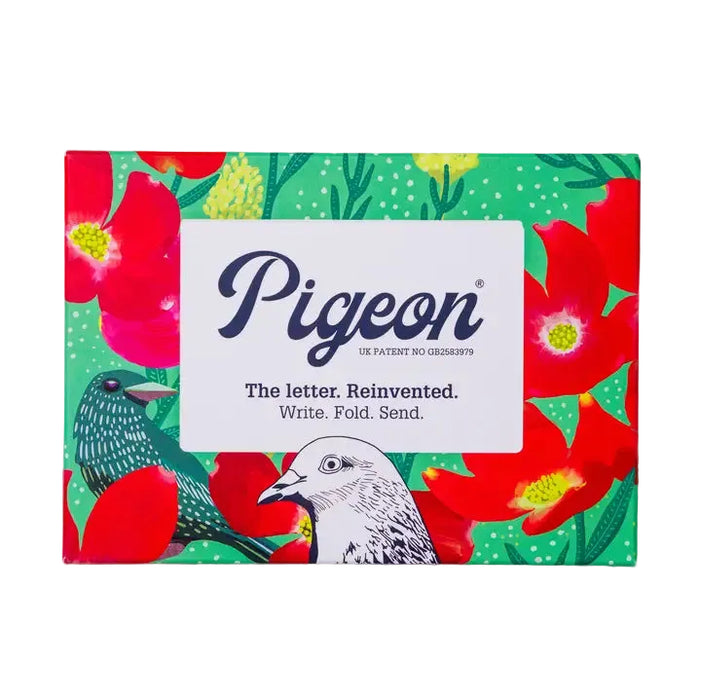 Inspired by origami, Pigeon is a beautifully crafted combination of letter and envelope. Six pre-folded letters per pack, that fold into their own envelope and are sealed with a stamp