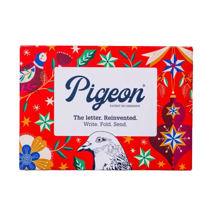 Inspired by origami, Pigeon is a beautifully crafted combination of letter and envelope. Six pre-folded letters per pack, that fold into their own envelope and are sealed with a stamp