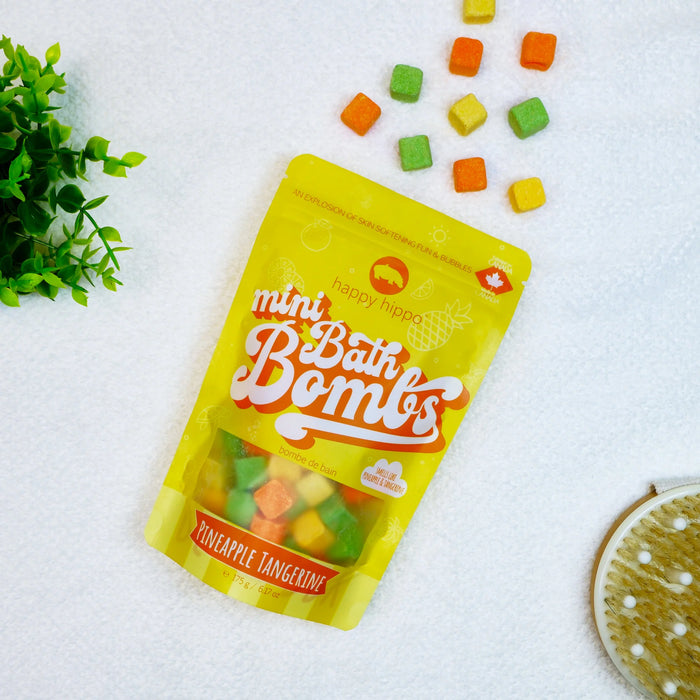 Pineapple & Tangerine Mini Bath Bombs