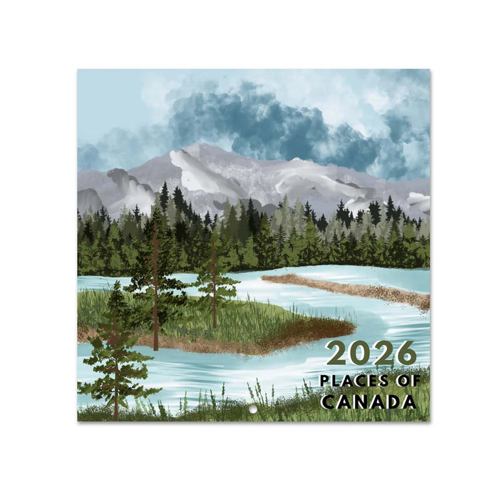 Places of Canada 2026 Wall Calendar