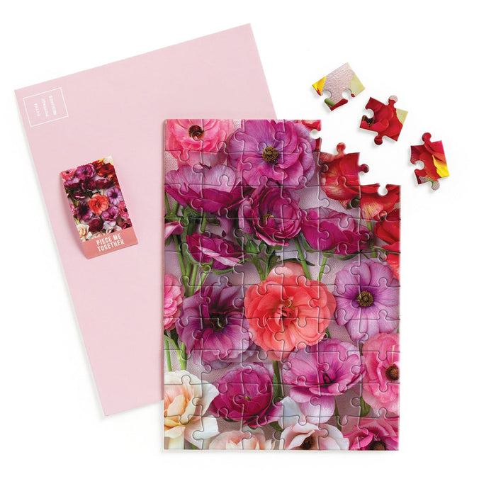 Ranunculus Greeting Card Puzzle