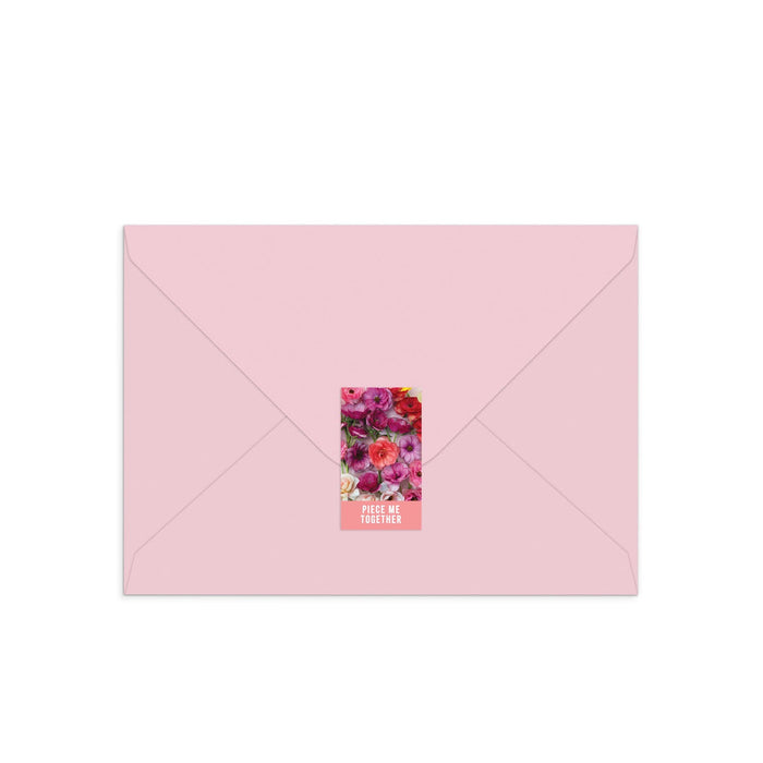 Ranunculus Greeting Card Puzzle