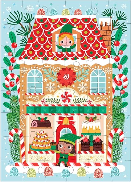 Santa's Bakery 48pc Ornament Puzzle