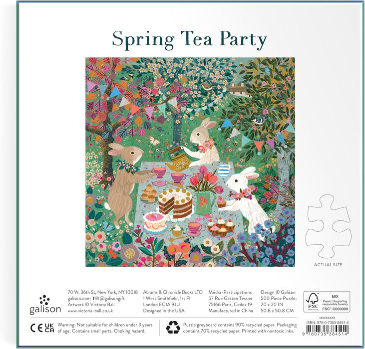 Spring Tea Party 500 Pc Puzzle