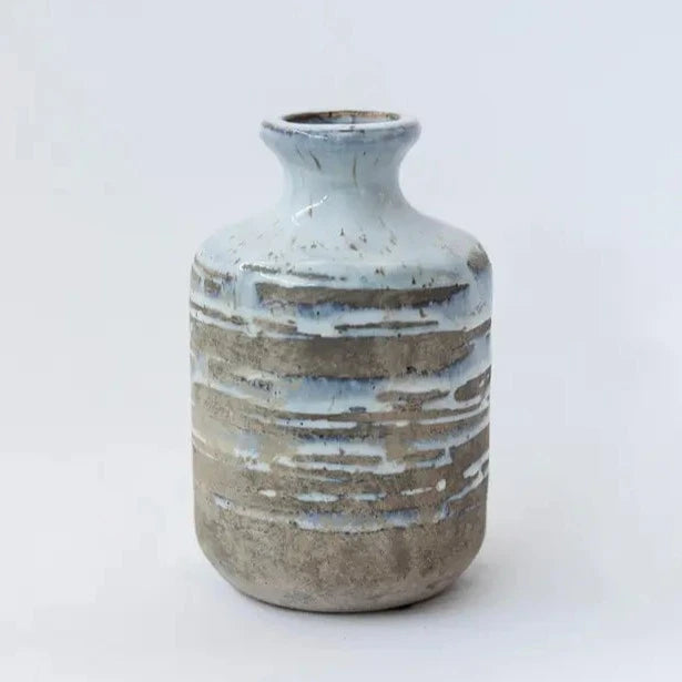 Striped Ceramic Vase