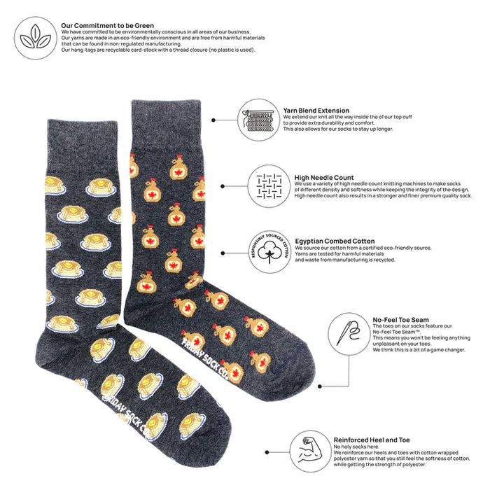 Men's Socks Maple Syrup