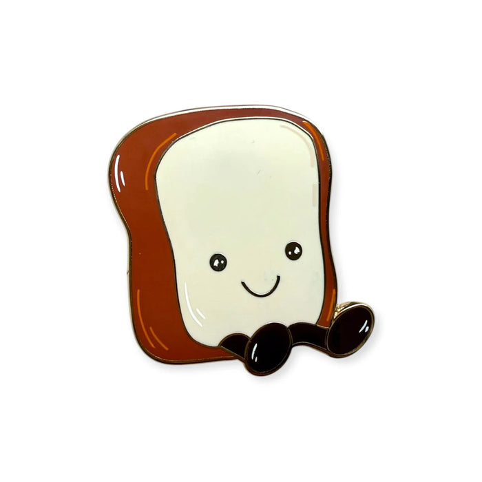 Toast Enamel Pin