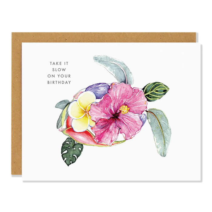 Turtle Birthday Card