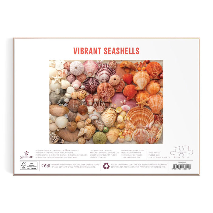 Vibrant Seashells 1000 pc Puzzle