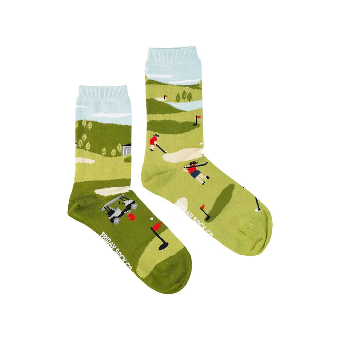 Women's Socks Golf Scene