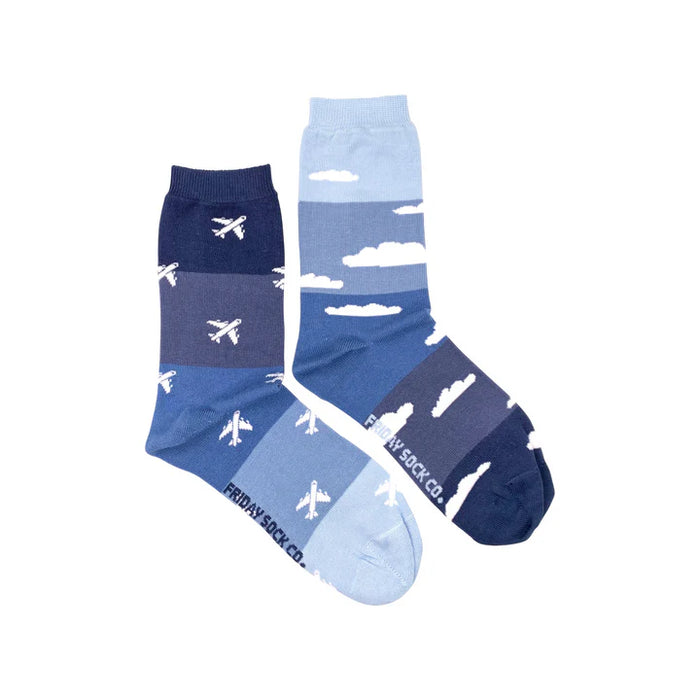 Women's Socks Plane & Cloud