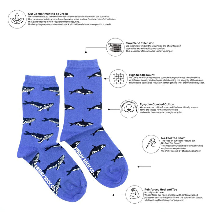 Women's Socks Humpback Whale