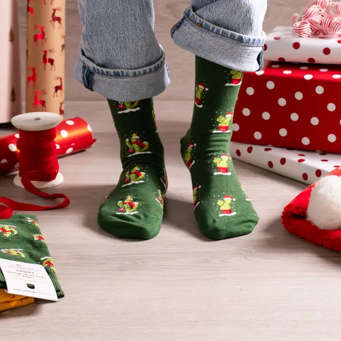 Women's Socks Ugly Christmas Cactus