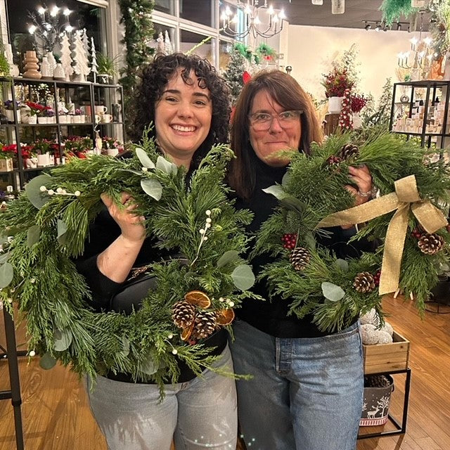 Holiday Wreath Workshop Dec 3rd