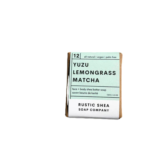 Yuzu Lemongrass Matcha Soap
