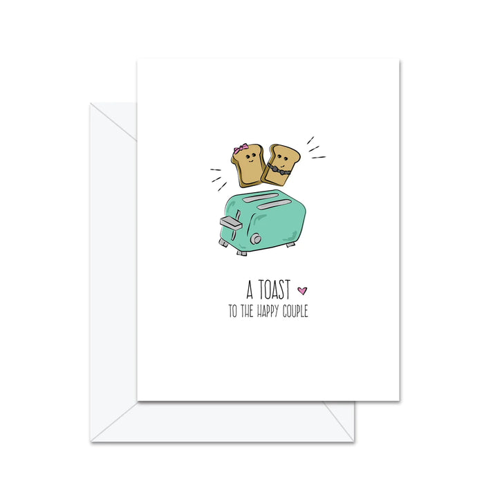 A Toast Happy Couple Card
