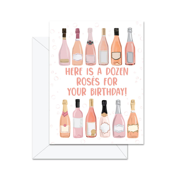 Here is a Dozen Roses Card