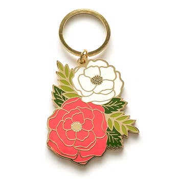 Keychain Irene Floral Cluster