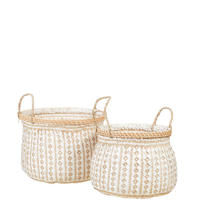 Safari White Baskets