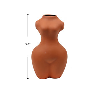 Female Figure Vase Terracotta
