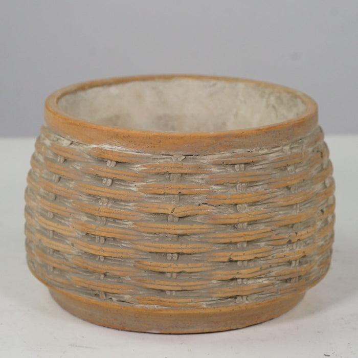 Ceramic Wicker Basket