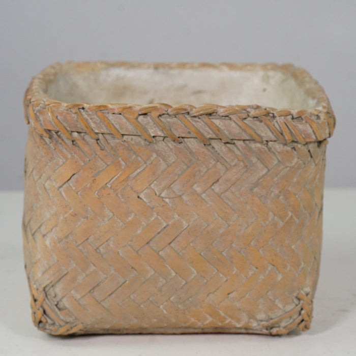 Ceramic Square Wicker Basket