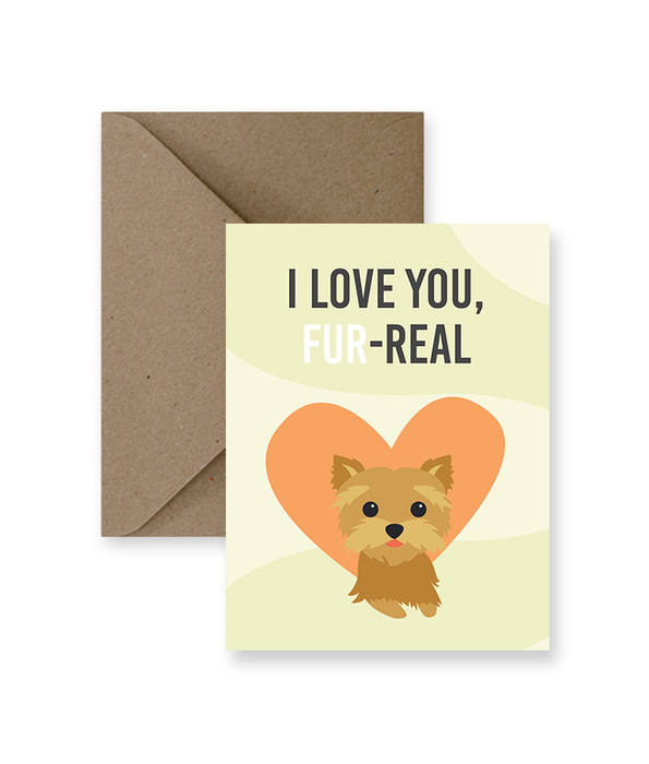 I Love You, Fur-Real Card