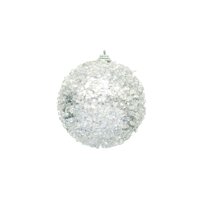 Silver Glitter & Ice Ball