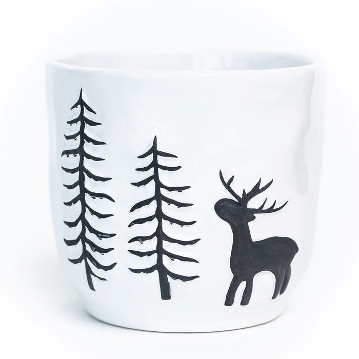 Reindeer with Trees