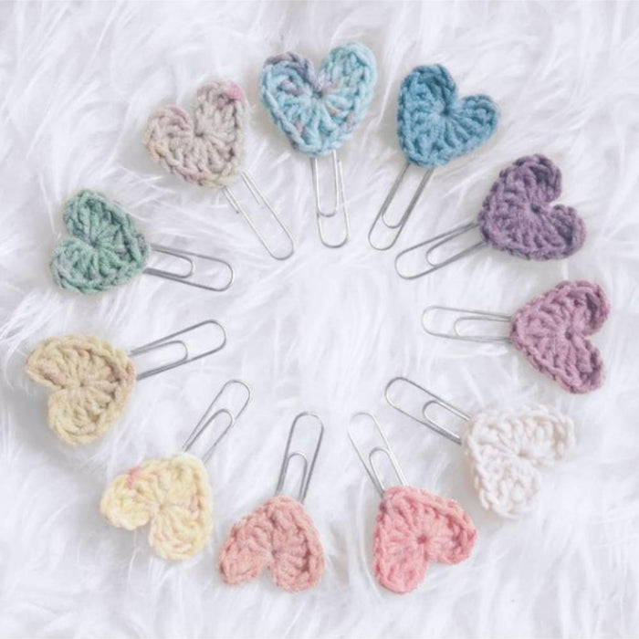 Crochet Heart Bookmark/Paperclip