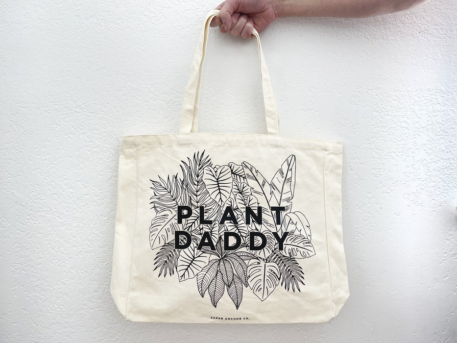 Plant Daddy Canvas Tote Bag