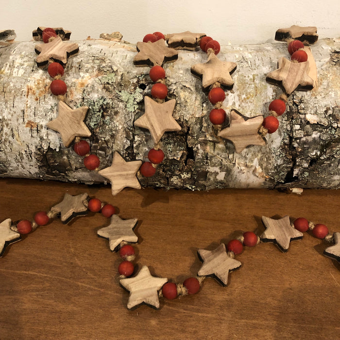 Wooden Bead Garland