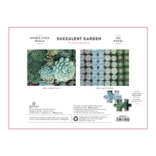 Succulent Garden 2 sided 500 pc Puzzle