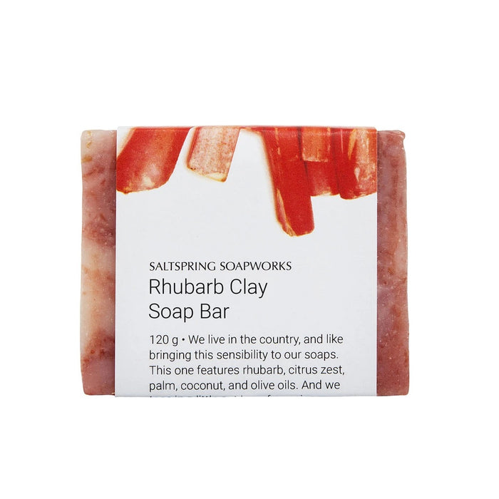 Soap Bar Rhubarb Clay