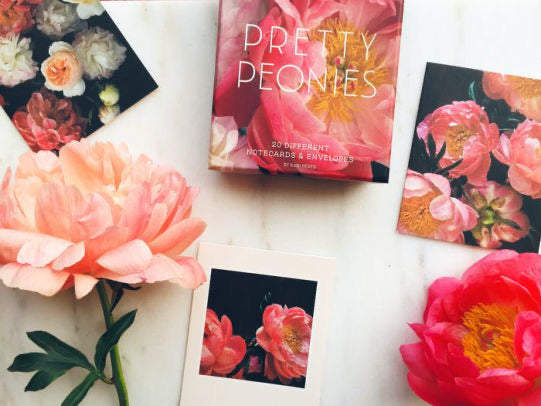 Pretty Peonies Note Cards