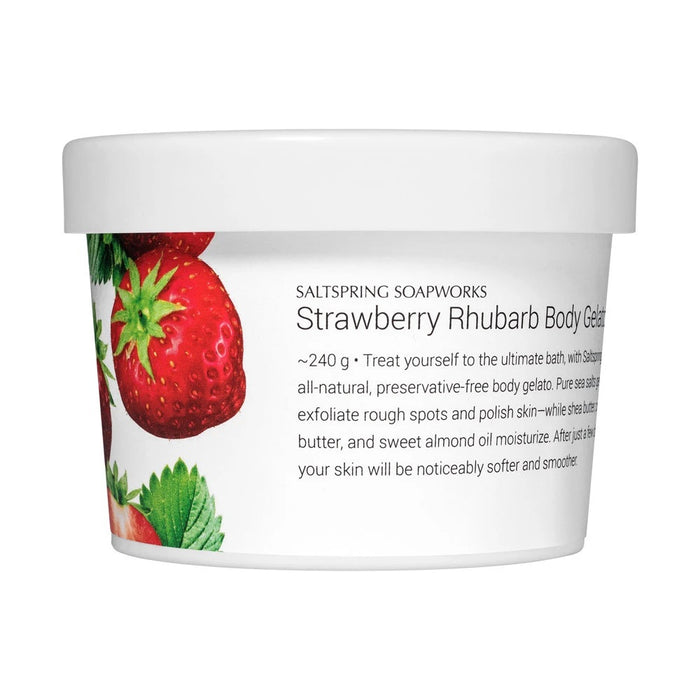Strawberry Rhubarb Body Gelato