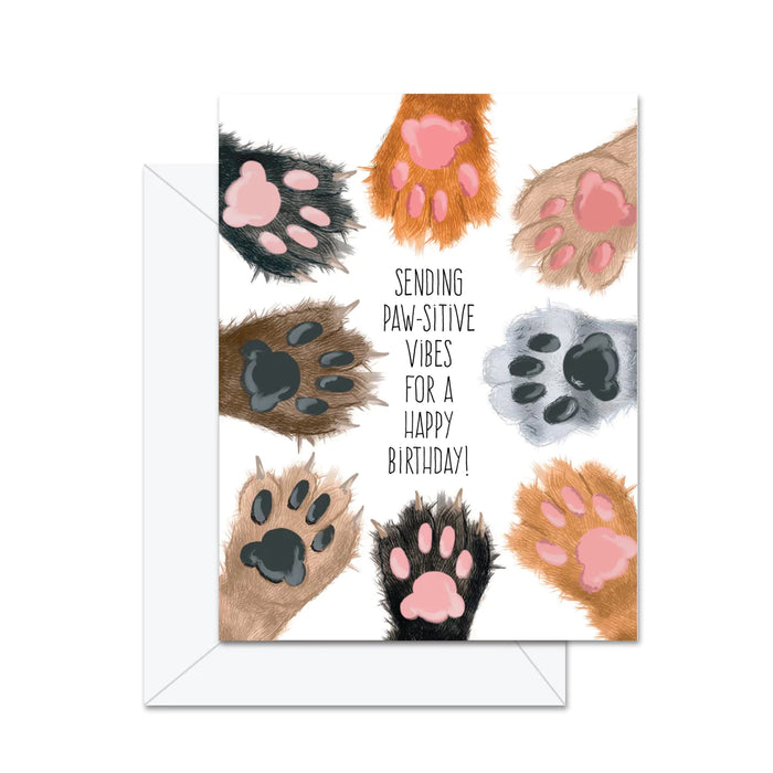 Paw-sitive Vibes Card