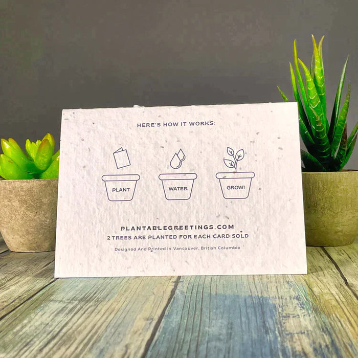 Rooting for You Plantable Card