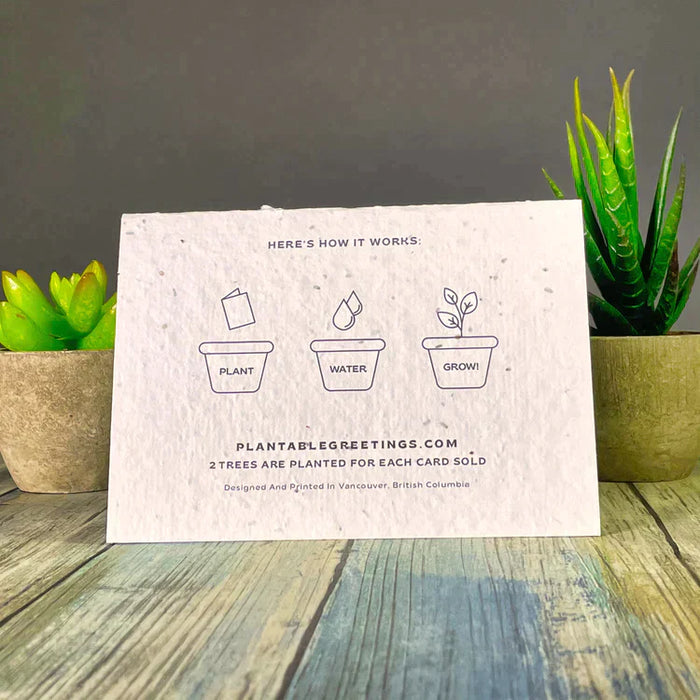 Congrats on New Place Plantable Card