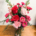 Pink on Pink on Pink Floral bouquet in a Vase