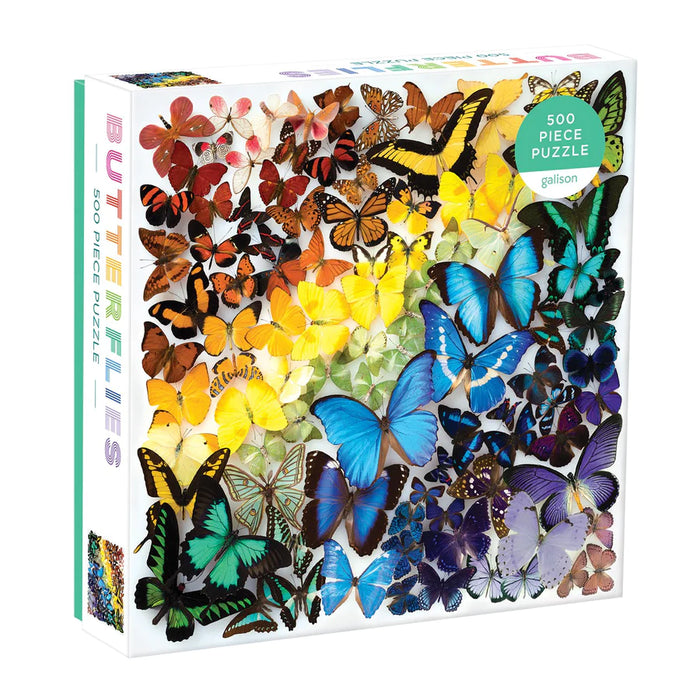 Rainbow Butterflies 500pc Puzzle