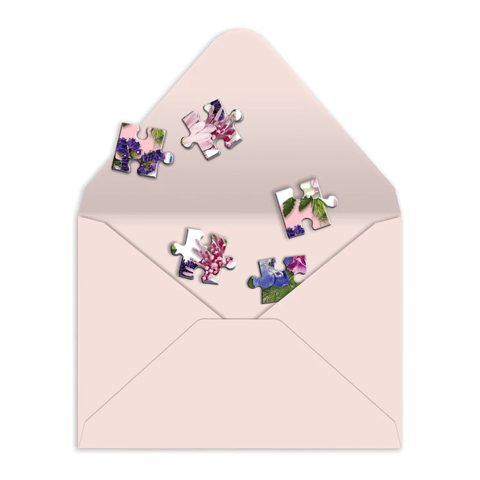 XO Flowers Greeting Card Puzzle